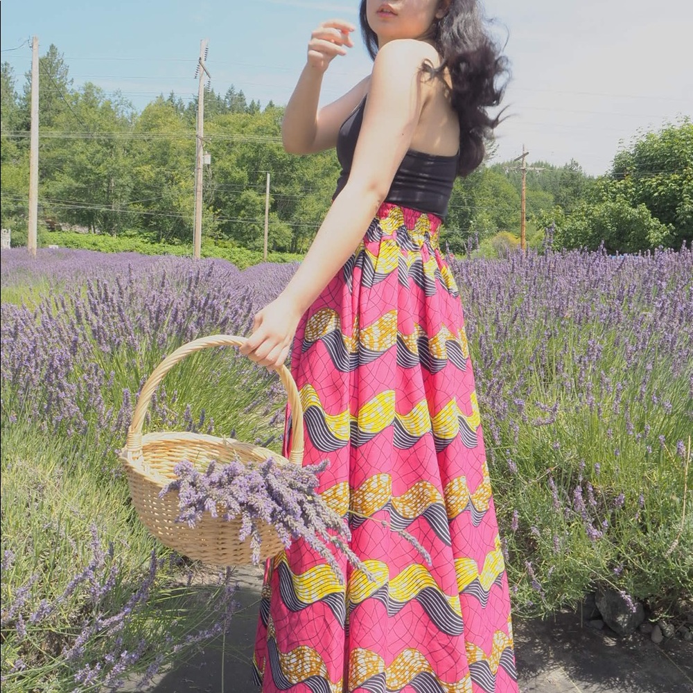 FASHION ISLAND MULTI COLOR FULL SKIRT